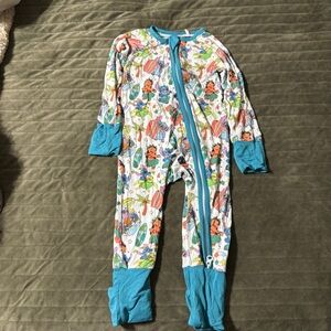 Colorful Bamboo Stitch Kids One Piece Pajama